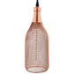 Modway Glimmer Bottle-Shaped Rose Gold Pendant Light FredCo