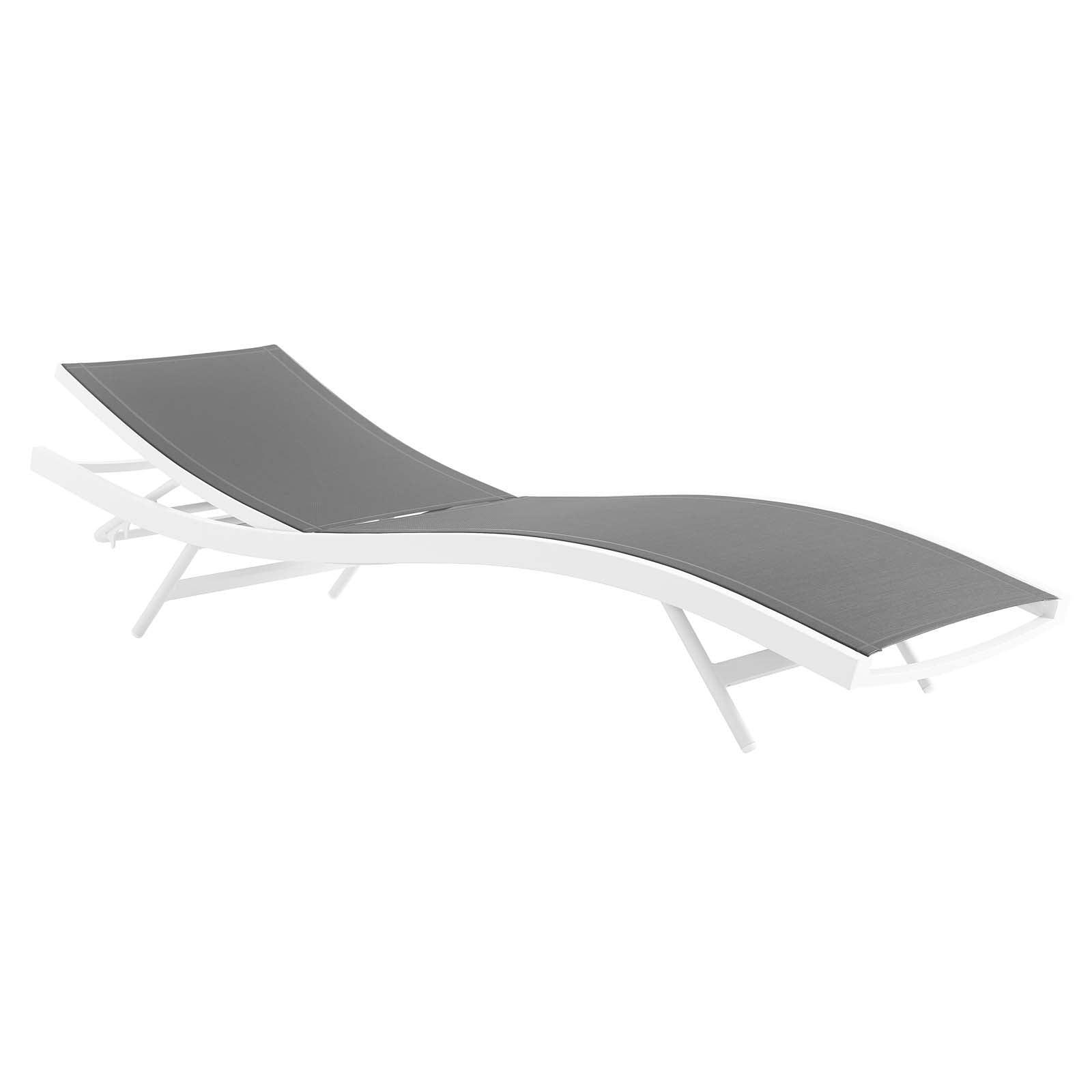 Modway Glimpse Outdoor Patio Mesh Chaise Lounge Chair FredCo