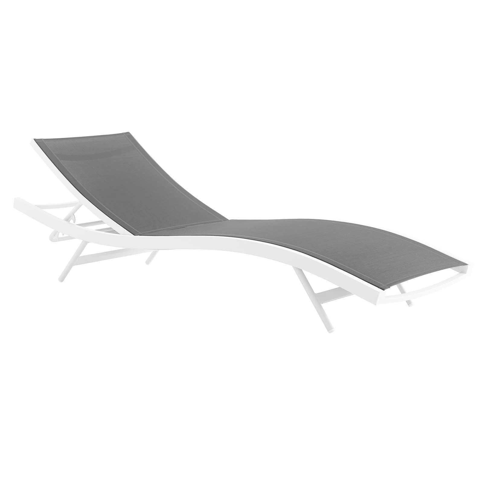 Modway Glimpse Outdoor Patio Mesh Chaise Lounge Chair FredCo