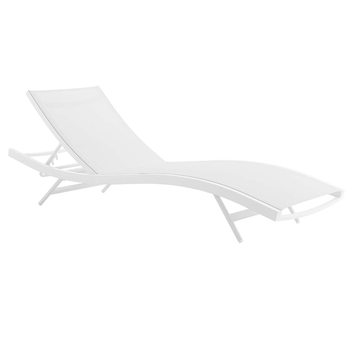 Modway Glimpse Outdoor Patio Mesh Chaise Lounge Chair FredCo