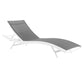 Modway Glimpse Outdoor Patio Mesh Chaise Lounge Set of 2 FredCo