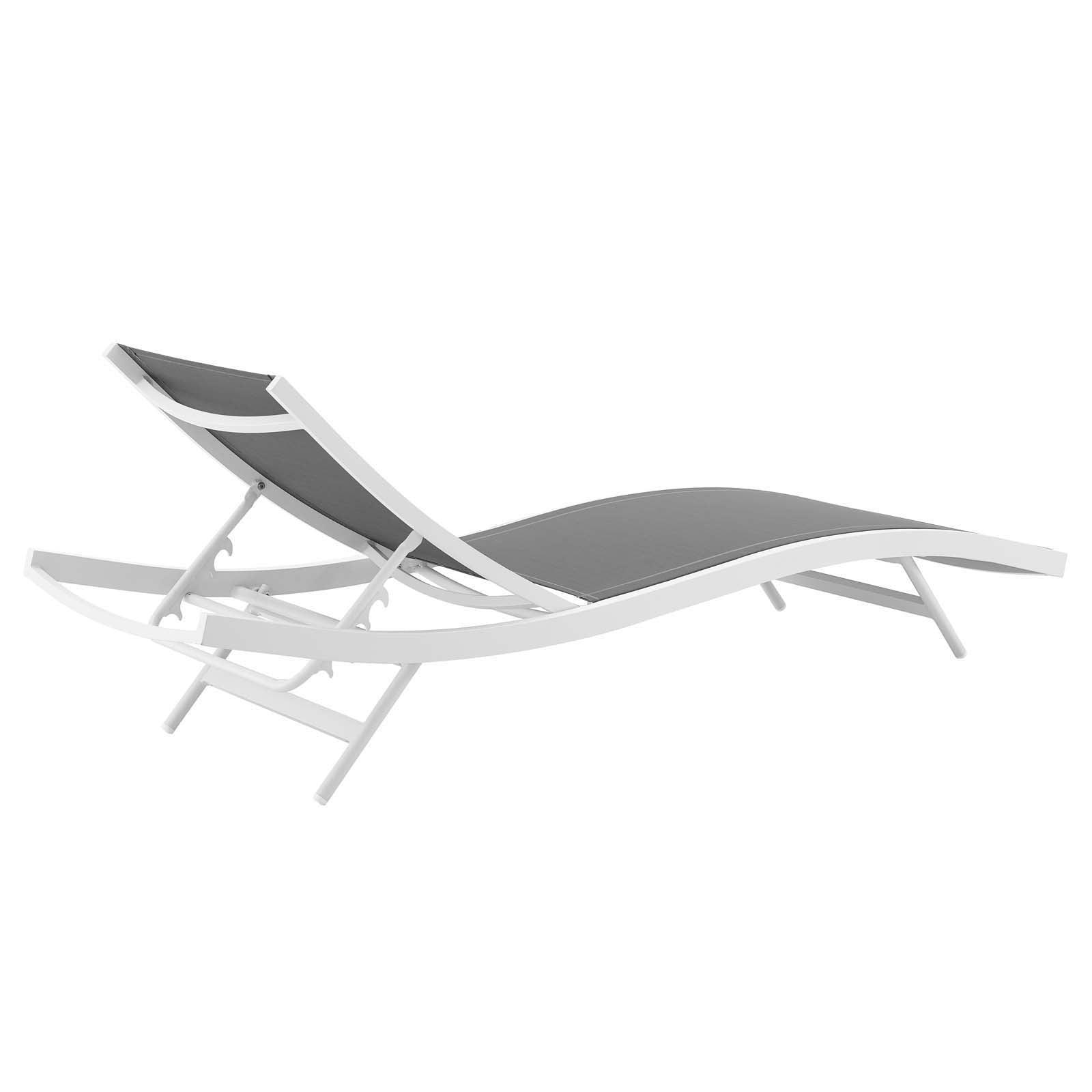 Modway Glimpse Outdoor Patio Mesh Chaise Lounge Set of 4 FredCo