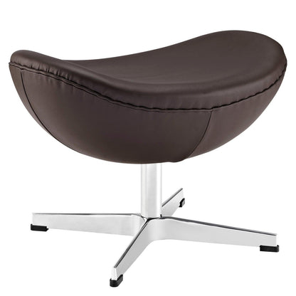 Modway Glove Leather Ottoman FredCo