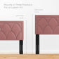 Modway Greta Performance Velvet King/California King Headboard FredCo