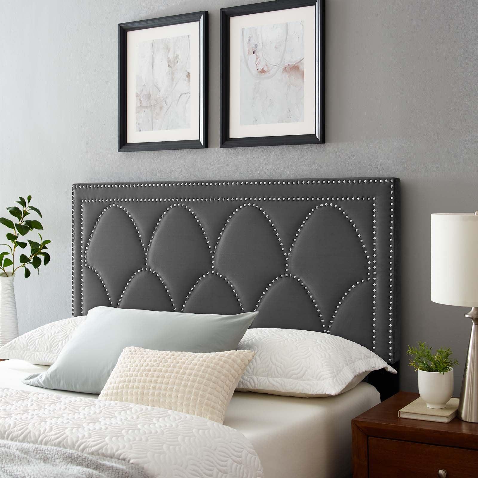 Modway Greta Performance Velvet Twin Headboard FredCo