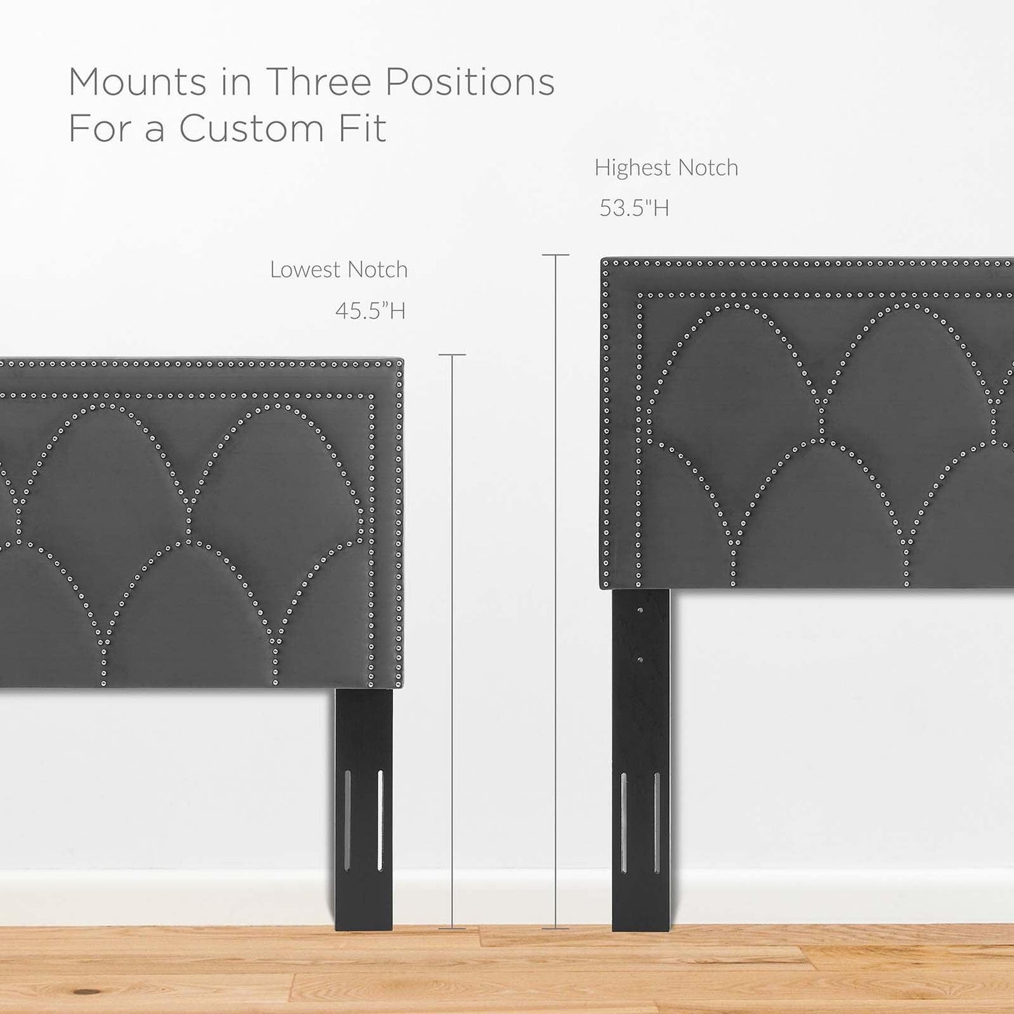 Modway Greta Performance Velvet Twin Headboard FredCo