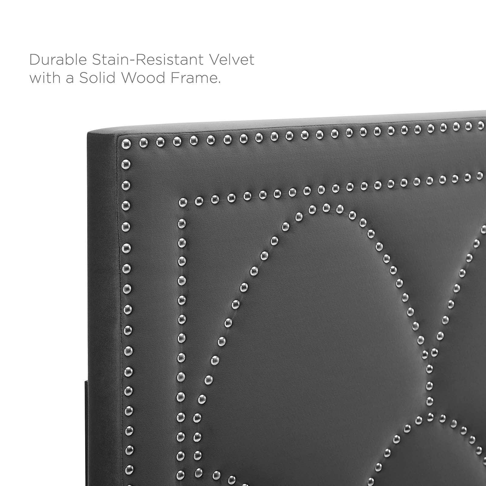 Modway Greta Performance Velvet Twin Headboard FredCo