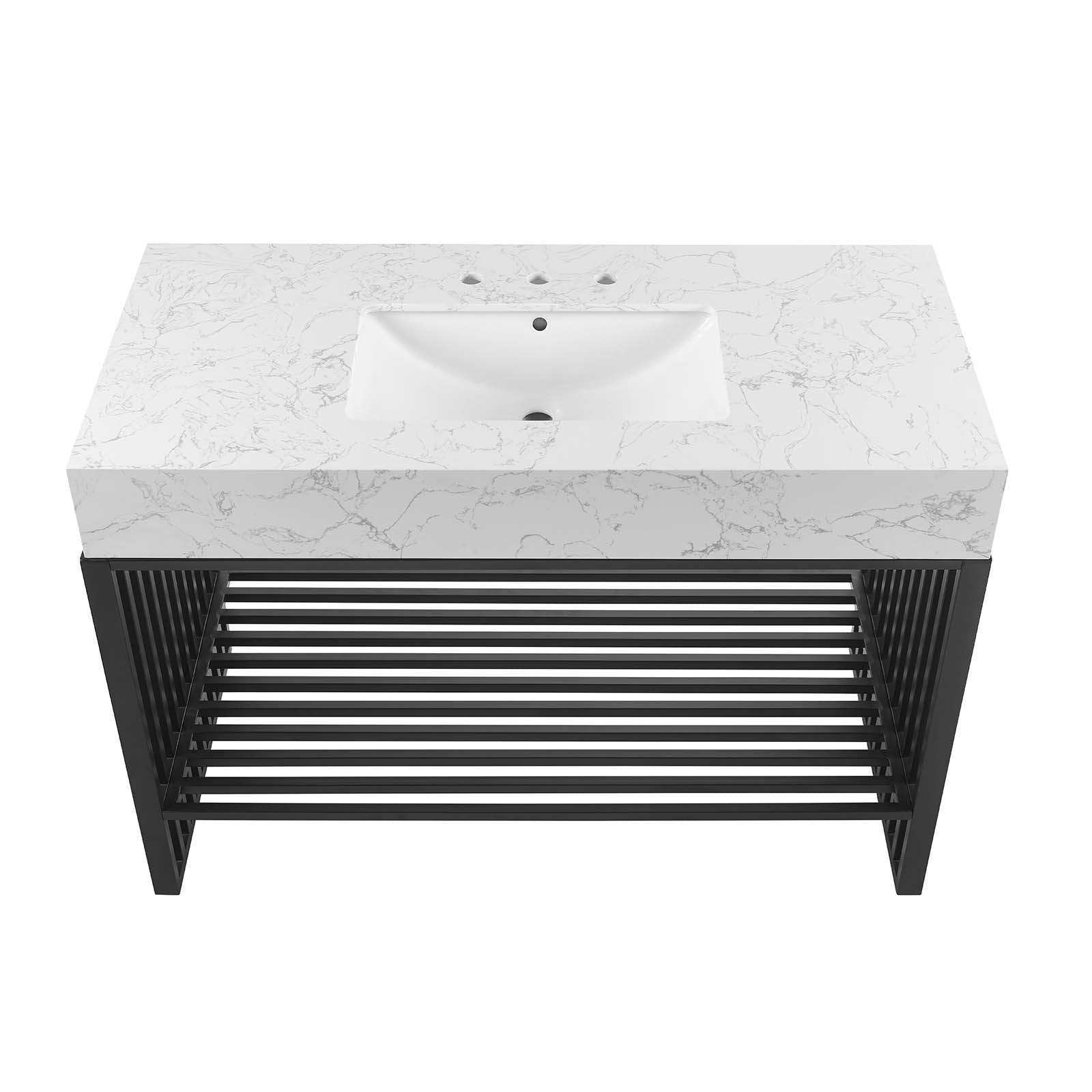 Modway Gridiron 48" Bathroom Vanity FredCo