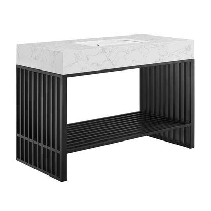 Modway Gridiron 48" Bathroom Vanity FredCo