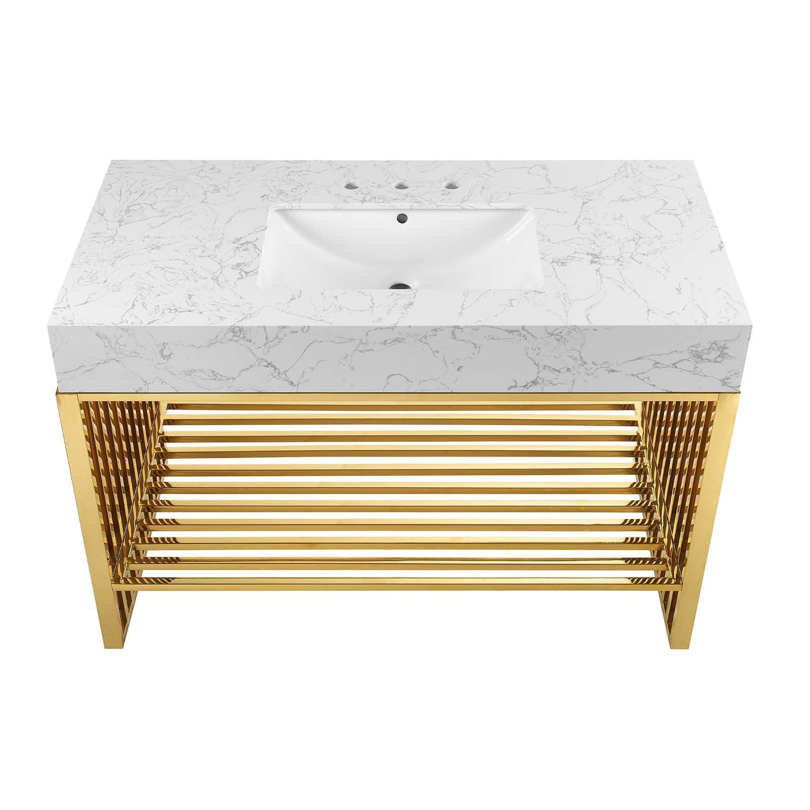 Modway Gridiron Bathroom Vanity FredCo