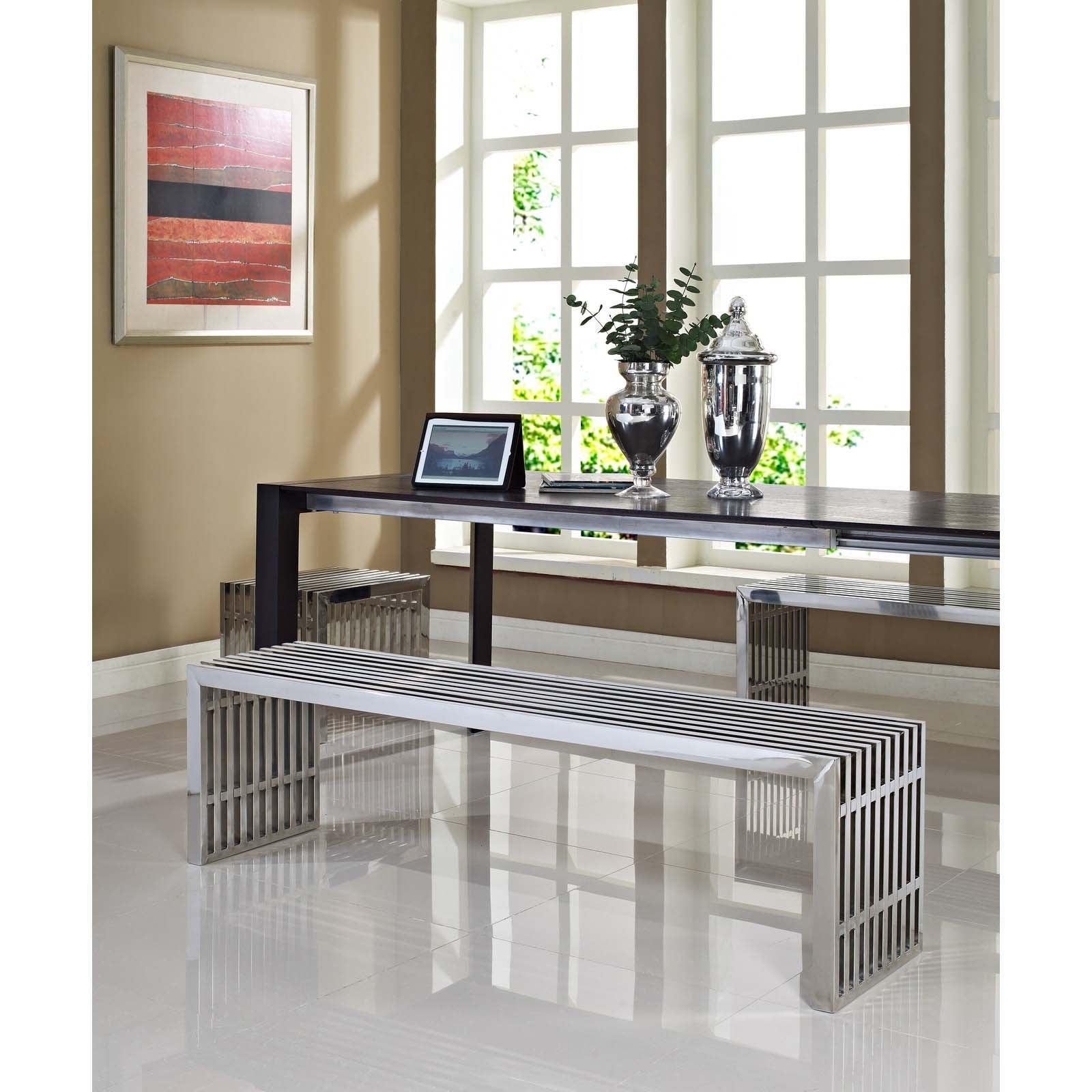 Modway Gridiron Benches Set of 3 FredCo