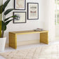 Modway Gridiron Medium Stainless Steel Bench FredCo