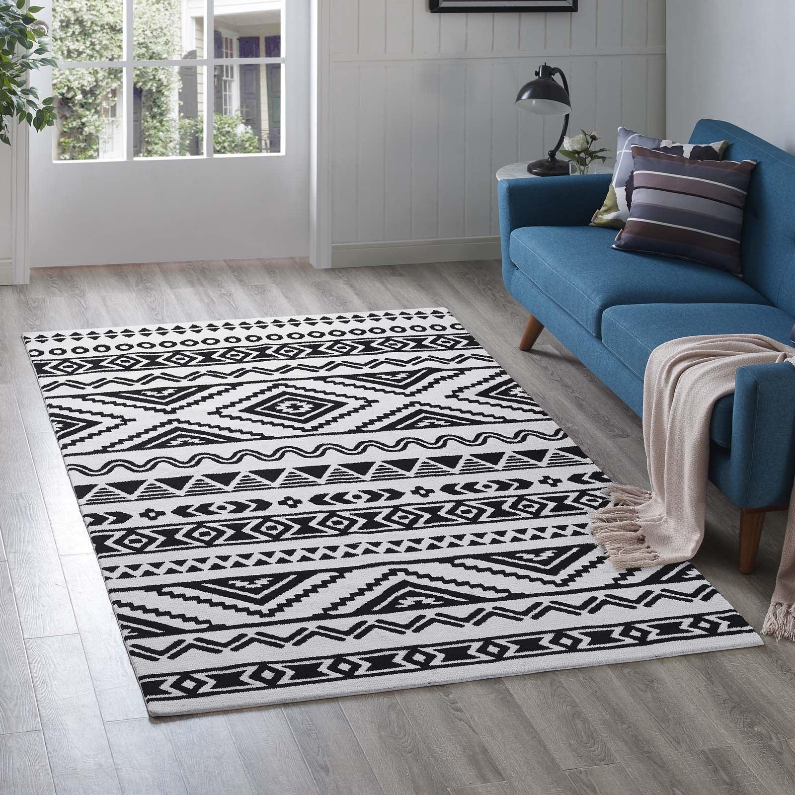 Modway Haku Geometric Moroccan Tribal Area Rug FredCo