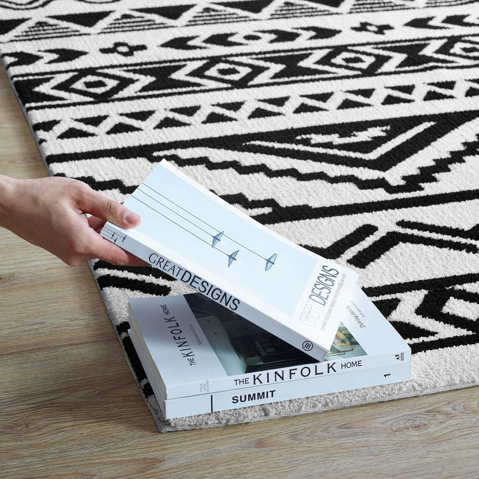 Modway Haku Geometric Moroccan Tribal Area Rug FredCo