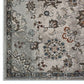 Modway Hana Distressed Vintage Floral Lattice Area Rug FredCo