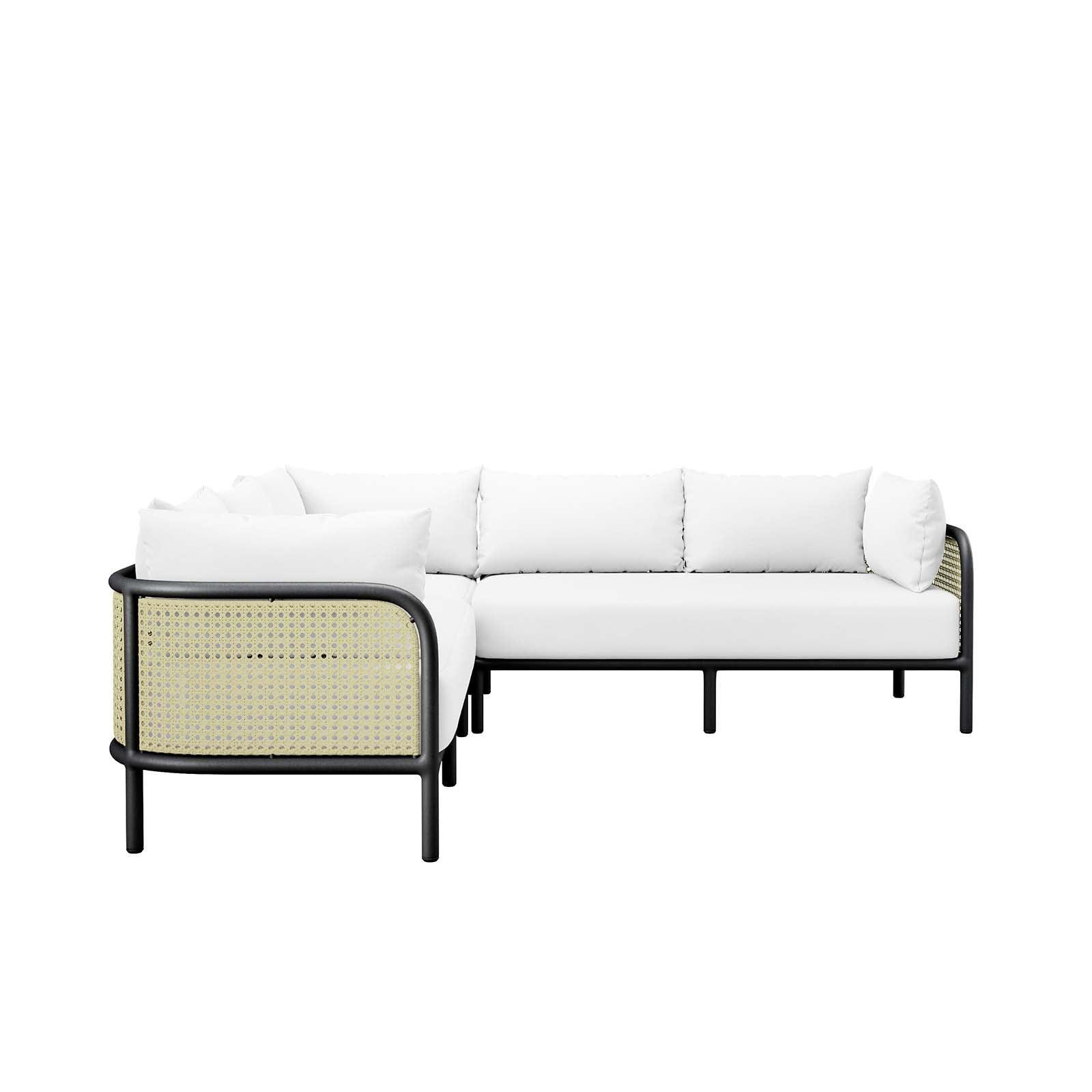 Modway Hanalei Outdoor Patio 3-Piece Sectional FredCo