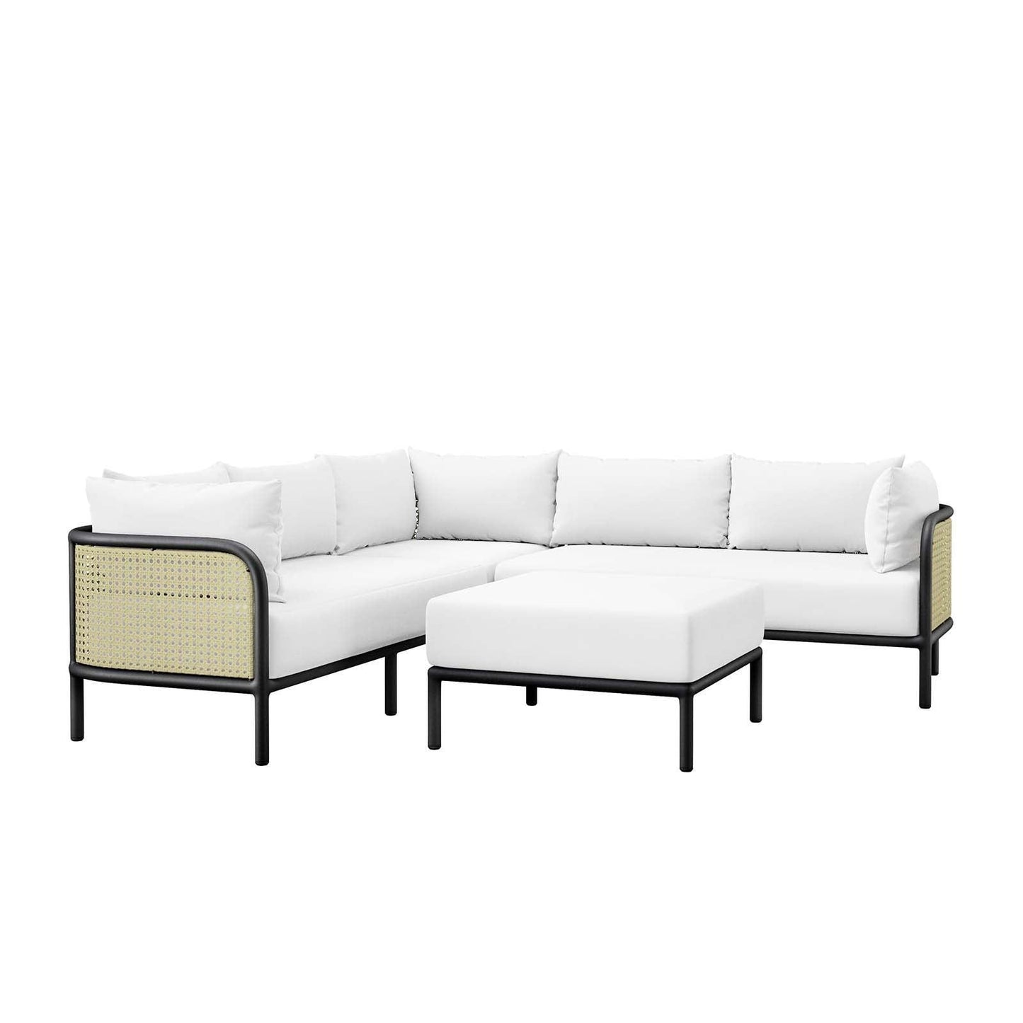 Modway Hanalei Outdoor Patio 4-Piece Sectional FredCo