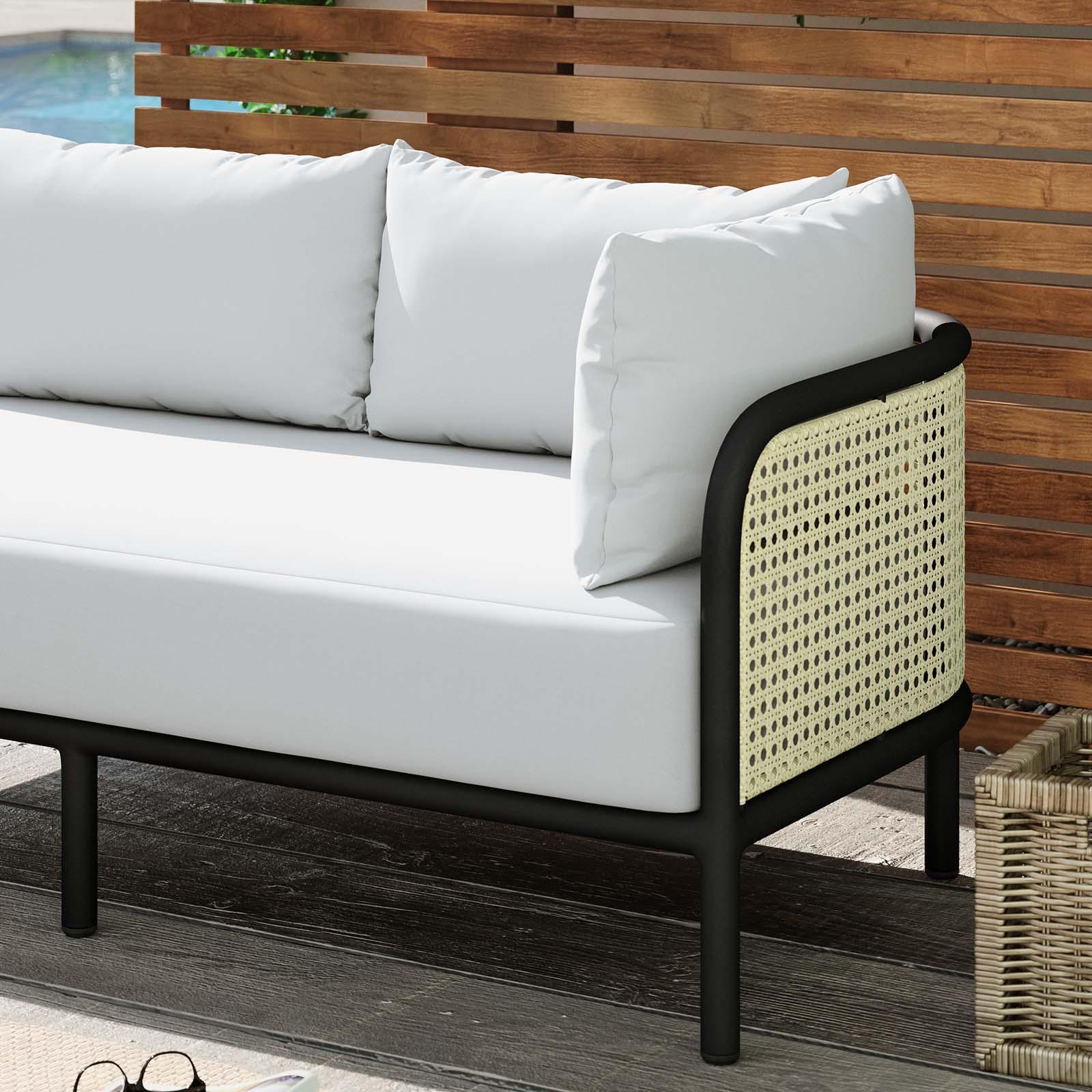 Modway Hanalei Outdoor Patio 4-Piece Sectional FredCo
