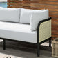 Modway Hanalei Outdoor Patio 4-Piece Sectional FredCo