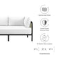 Modway Hanalei Outdoor Patio Right-Arm Loveseat FredCo