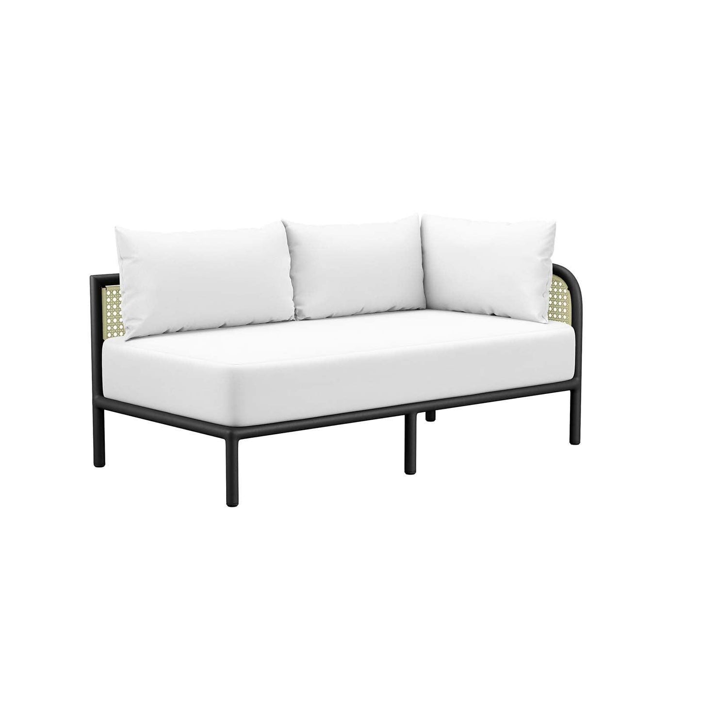 Modway Hanalei Outdoor Patio Right-Arm Loveseat FredCo