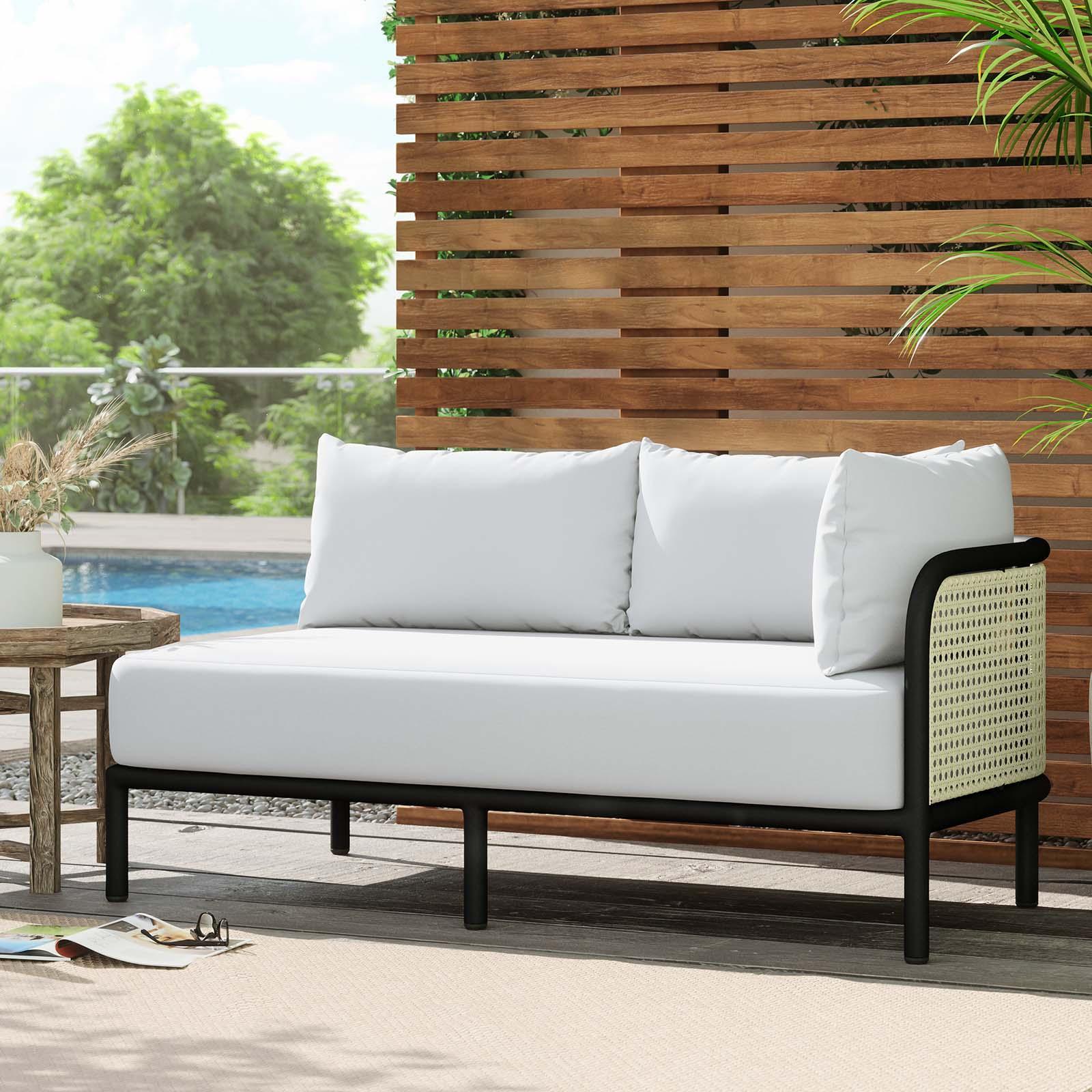 Modway Hanalei Outdoor Patio Right-Arm Loveseat FredCo