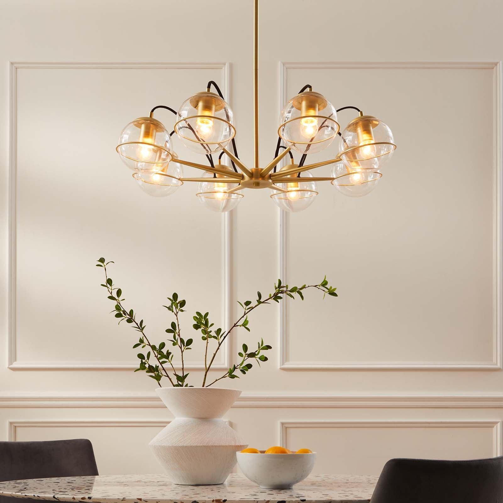 Modway Hanna 8-Light Chandelier FredCo