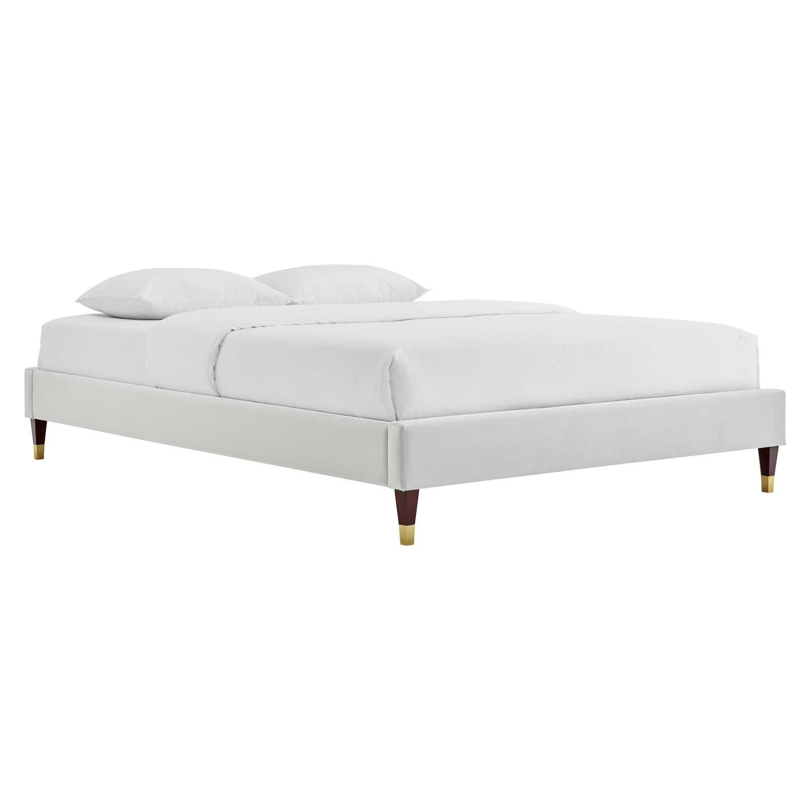 Modway Harlow Full Performance Velvet Platform Bed Frame FredCo