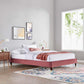 Modway Harlow Full Performance Velvet Platform Bed Frame FredCo