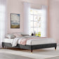 Modway Harlow Queen Performance Velvet Platform Bed Frame FredCo