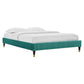 Modway Harlow Twin Performance Velvet Platform Bed Frame FredCo