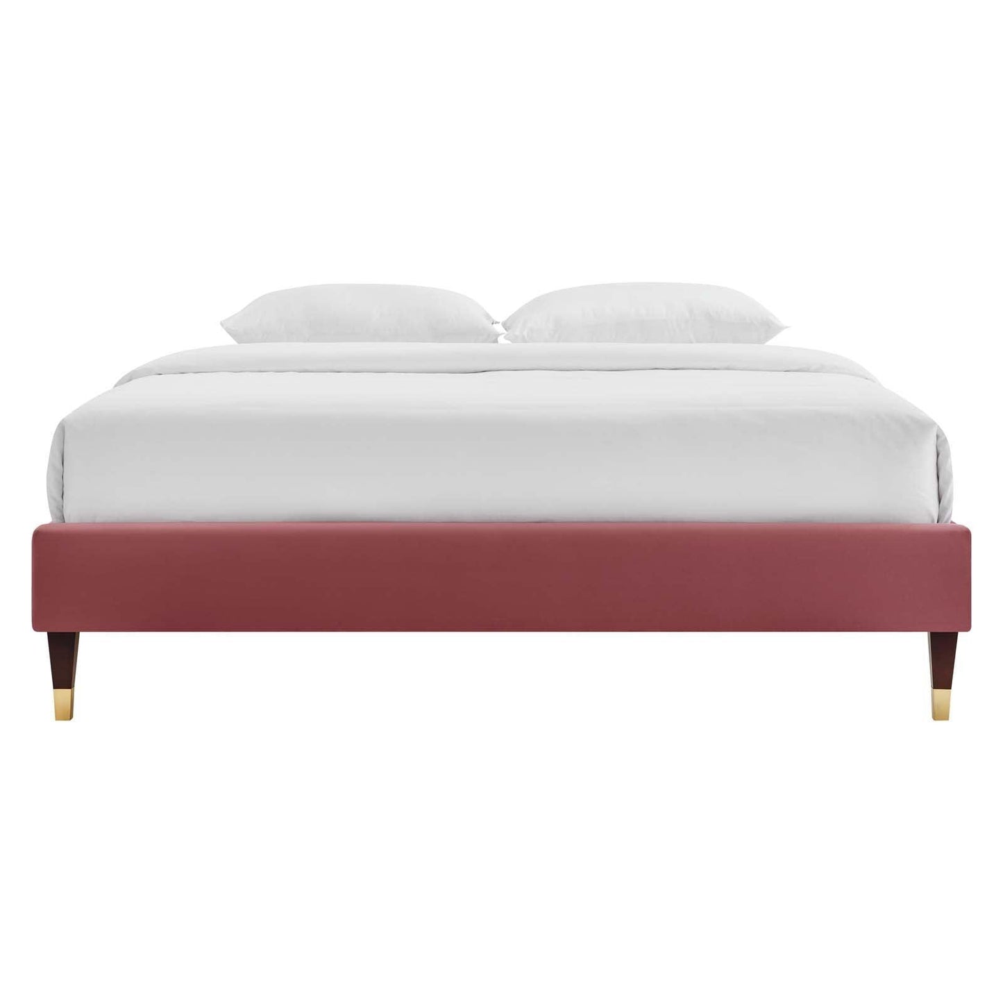 Modway Harlow Twin Performance Velvet Platform Bed Frame FredCo