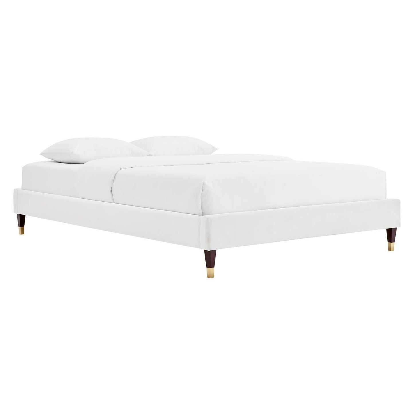 Modway Harlow Twin Performance Velvet Platform Bed Frame FredCo