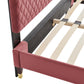 Modway Harlow Twin Performance Velvet Platform Bed Frame FredCo