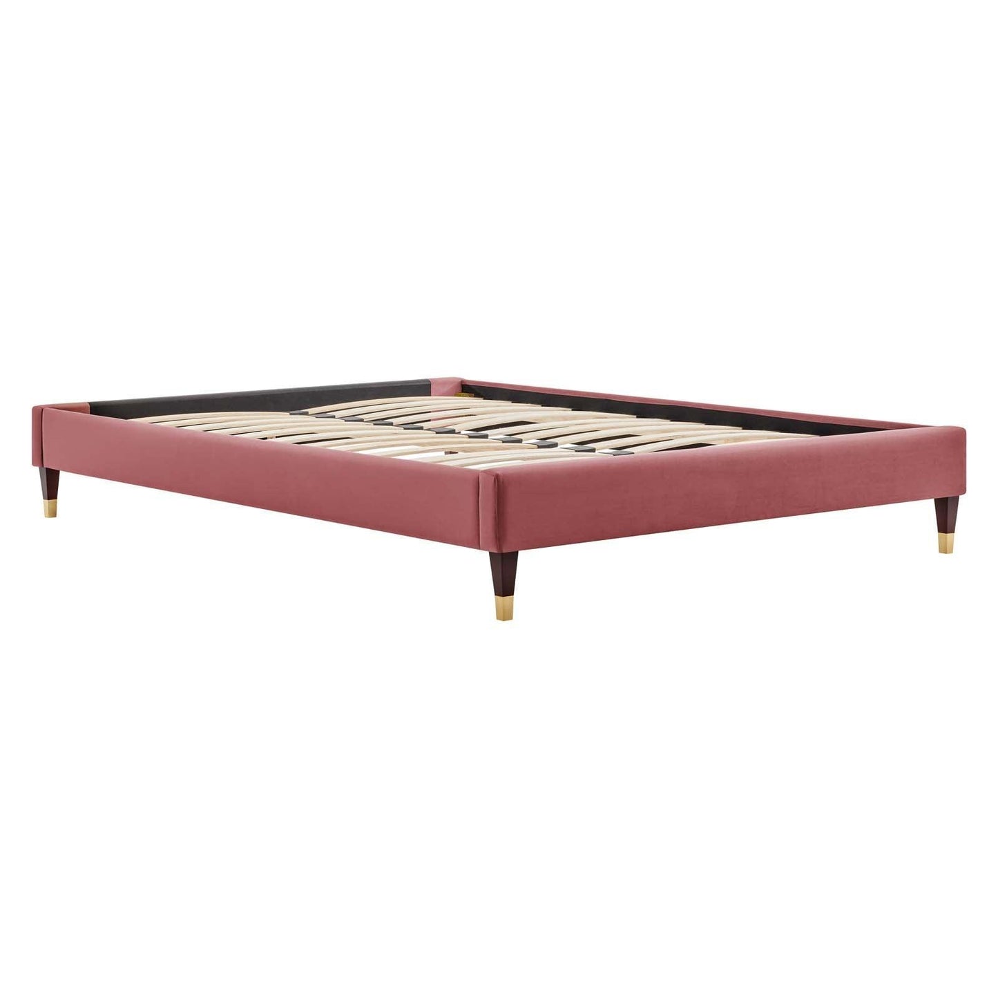 Modway Harlow Twin Performance Velvet Platform Bed Frame FredCo