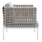 Modway Harmony 5-Piece Sunbrella® Basket Weave Outdoor Patio Aluminum Seating Set FredCo