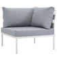 Modway Harmony 6 Piece Outdoor Patio Aluminum Sectional Sofa Set, EEI-2626 FredCo