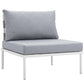 Modway Harmony 6 Piece Outdoor Patio Aluminum Sectional Sofa Set, EEI-2626 FredCo