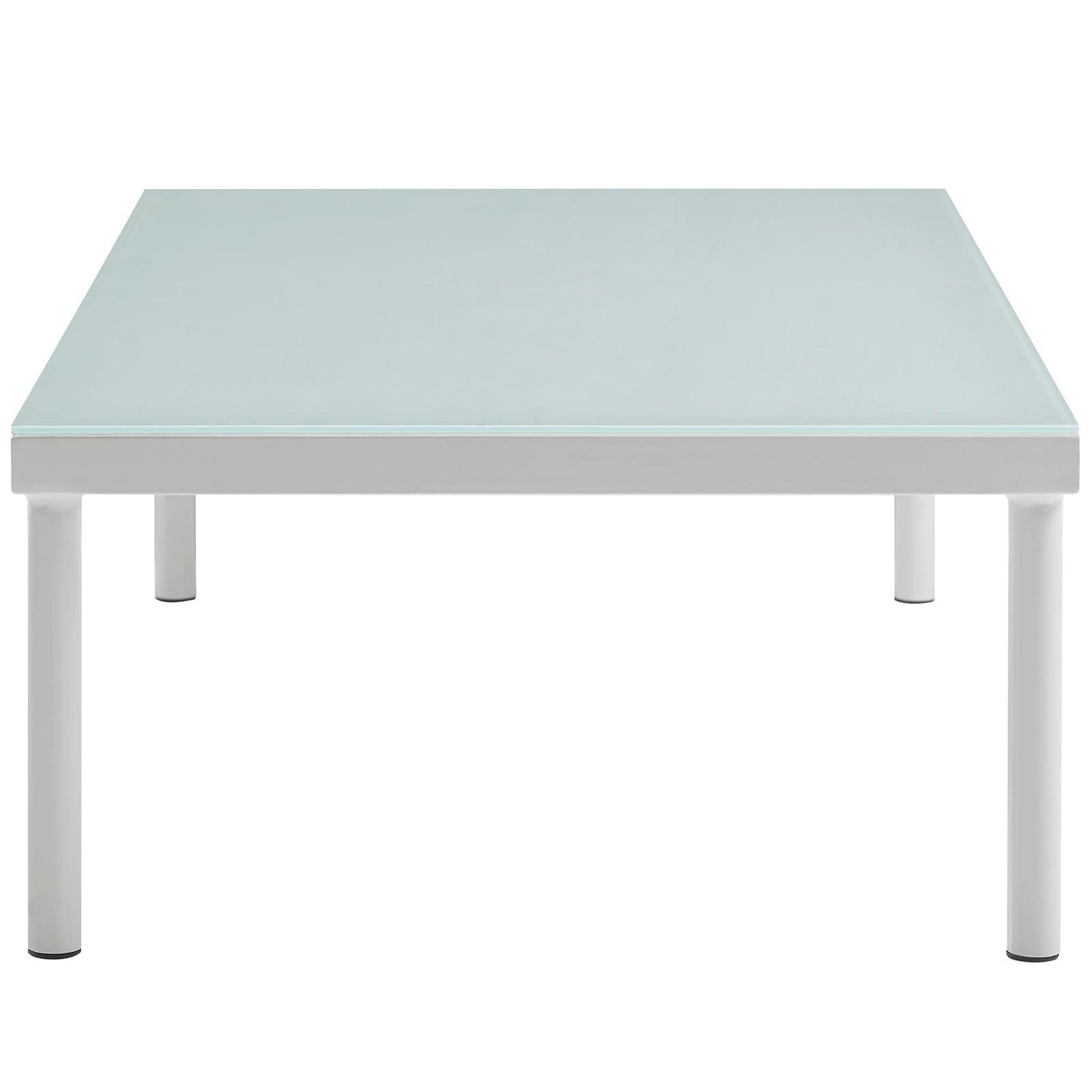 Modway Harmony Outdoor Patio Aluminum Coffee Table FredCo
