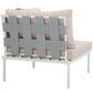 Modway Harmony Outdoor Patio Aluminum Corner Sofa FredCo