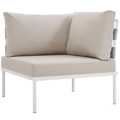 Modway Harmony Outdoor Patio Aluminum Corner Sofa FredCo