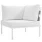 Modway Harmony Outdoor Patio Aluminum Corner Sofa FredCo