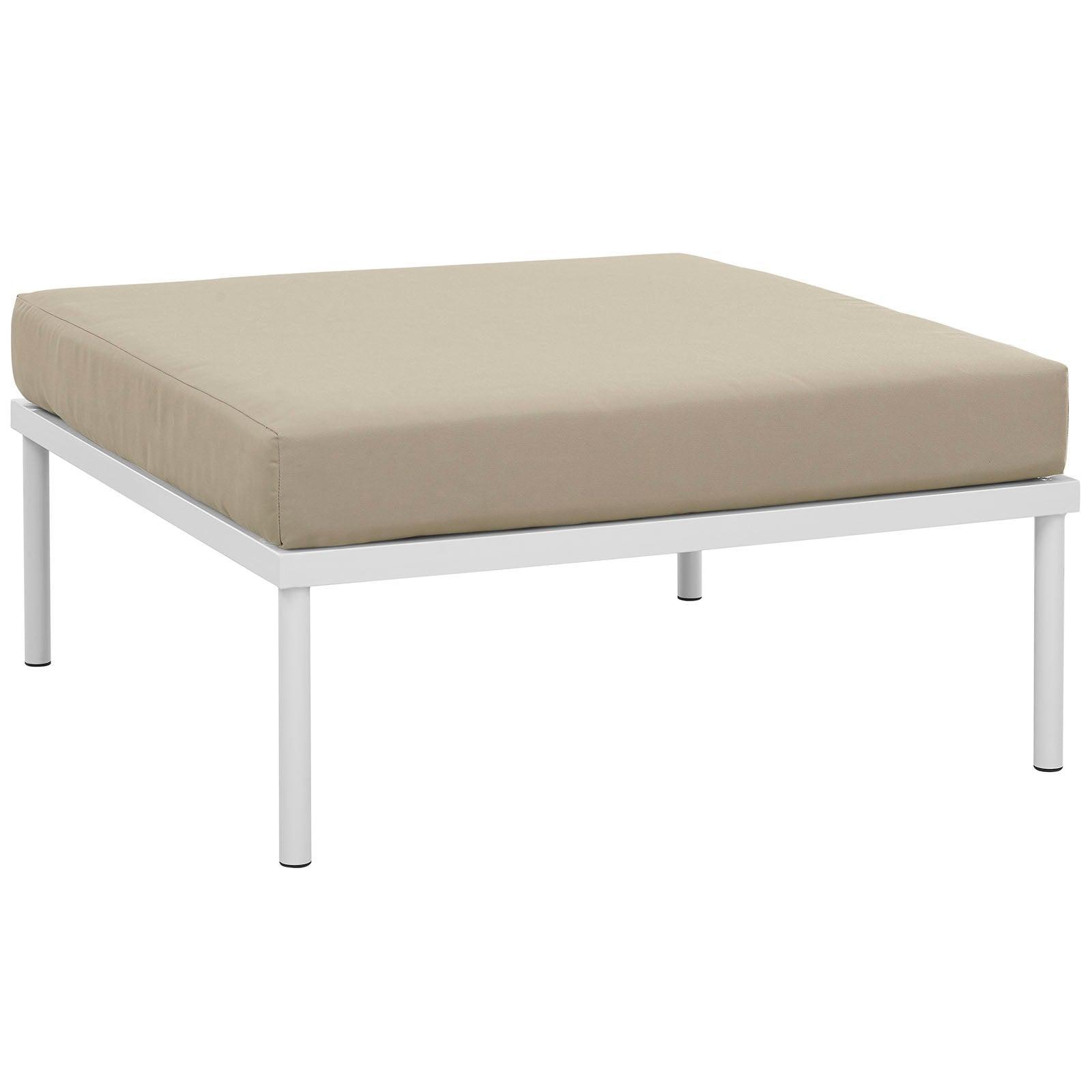 Modway Harmony Outdoor Patio Aluminum Ottoman FredCo