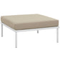 Modway Harmony Outdoor Patio Aluminum Ottoman FredCo