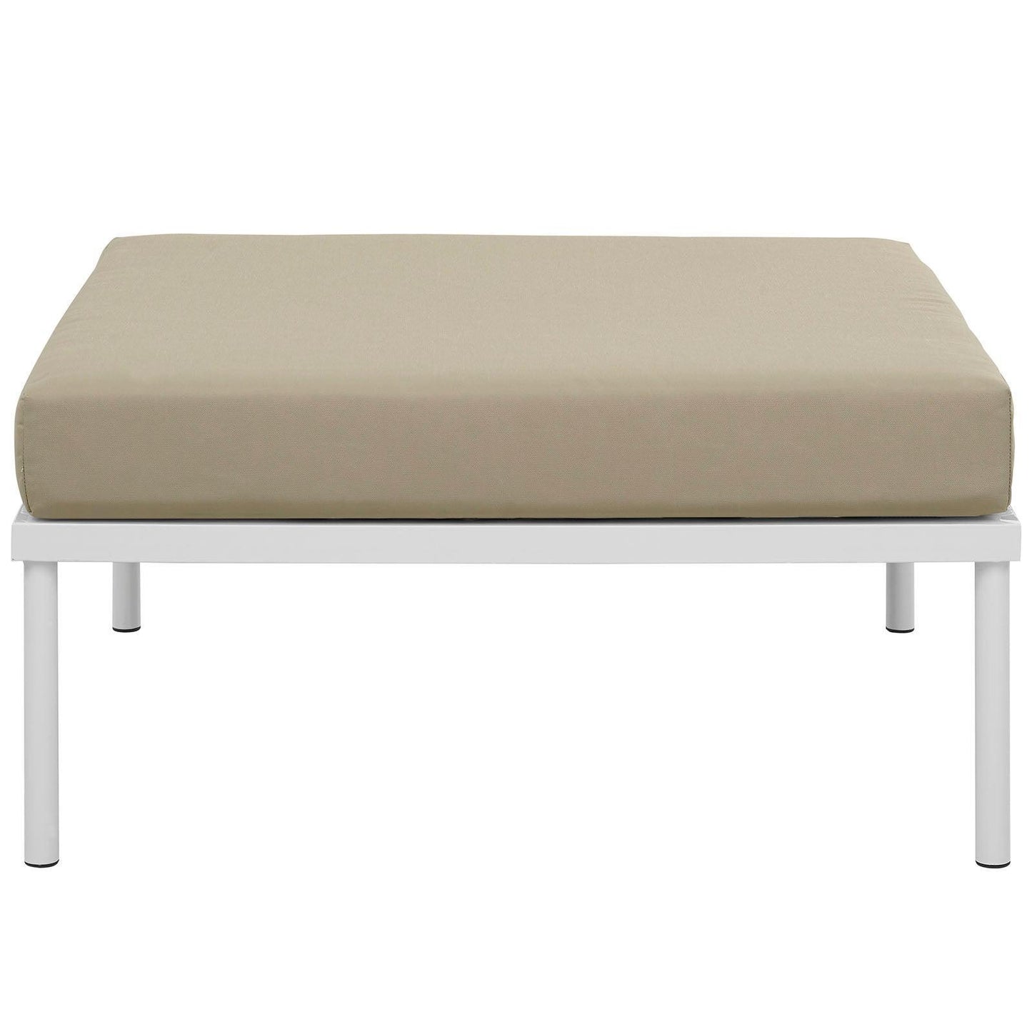 Modway Harmony Outdoor Patio Aluminum Ottoman FredCo