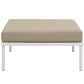 Modway Harmony Outdoor Patio Aluminum Ottoman FredCo