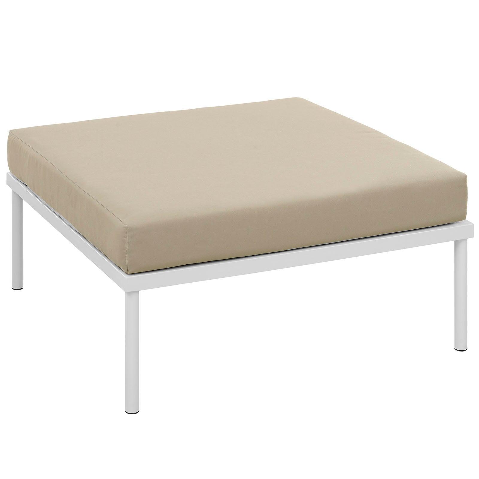 Modway Harmony Outdoor Patio Aluminum Ottoman FredCo