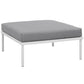 Modway Harmony Outdoor Patio Aluminum Ottoman FredCo