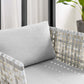 Modway Harmony Sunbrella® Basket Weave Outdoor Patio Aluminum Armchair FredCo