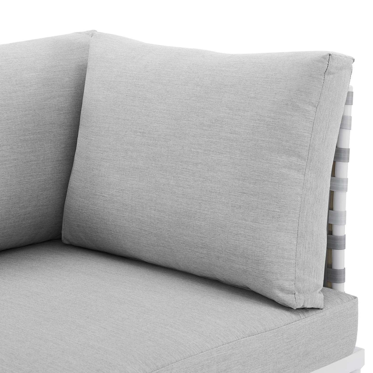 Modway Harmony Sunbrella® Basket Weave Outdoor Patio Aluminum Loveseat FredCo